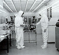 Particle counting in a cleanroom